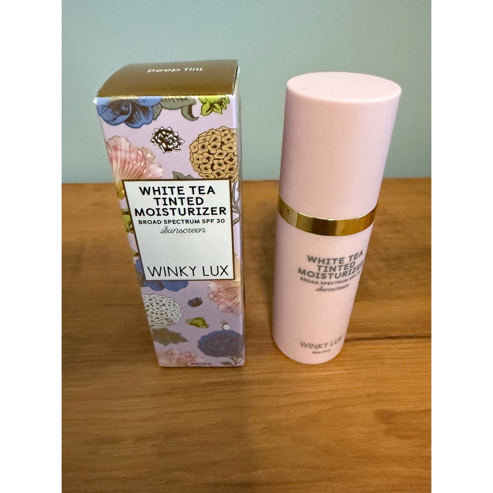 Winky Lux White Tea Tinted Moisturizer Deep Tint SPF 30 Sunscreen Set of 2 New
